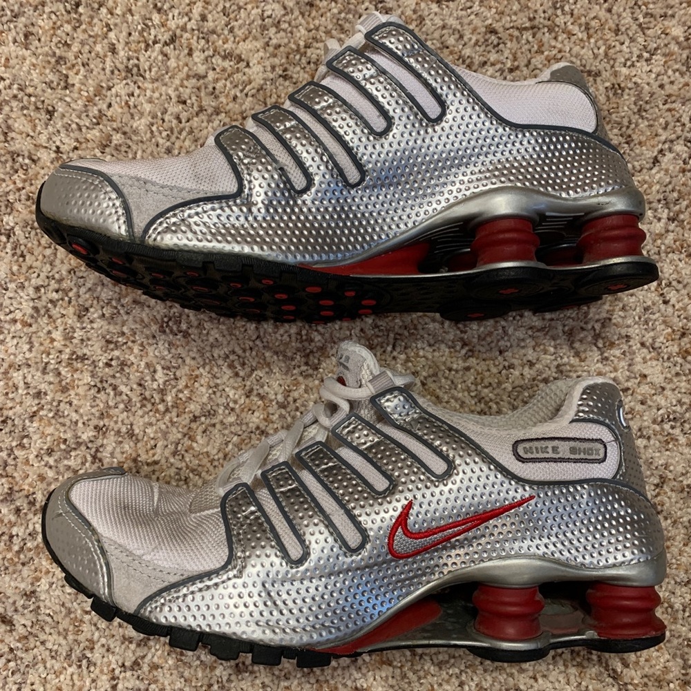 Silver Nike Shox